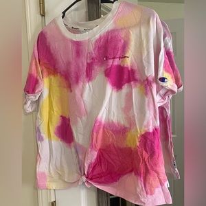 Champion Tie-Dye Athletic Tie Shirt